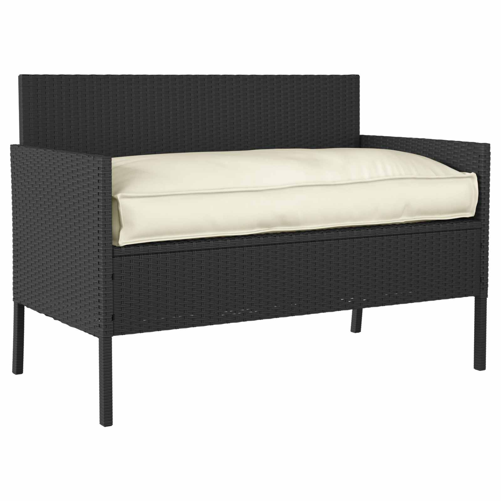 Cuscino Crema 120 x 60 x 12 cm Tessuto Oxford | homemem39