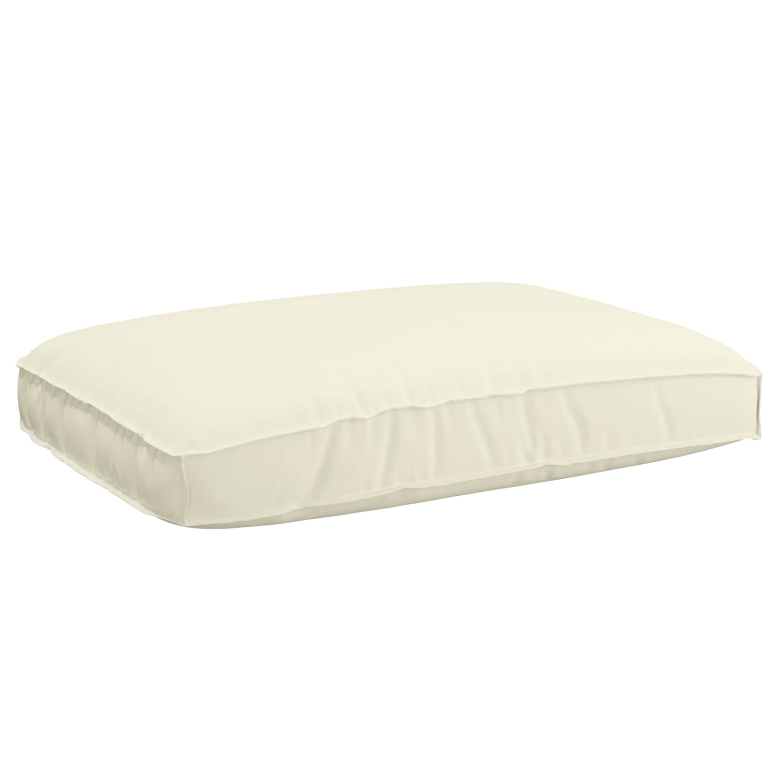 Cuscino Crema 120 x 80 x 12 cm Tessuto Oxford | homemem39
