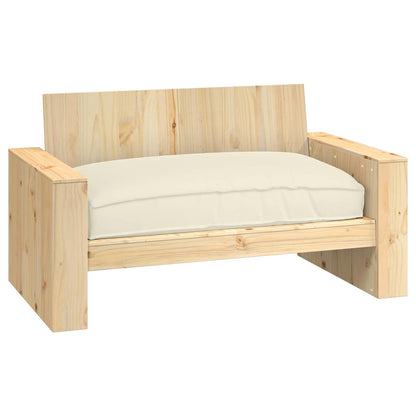 Cuscino Crema 120 x 80 x 12 cm Tessuto Oxford | homemem39