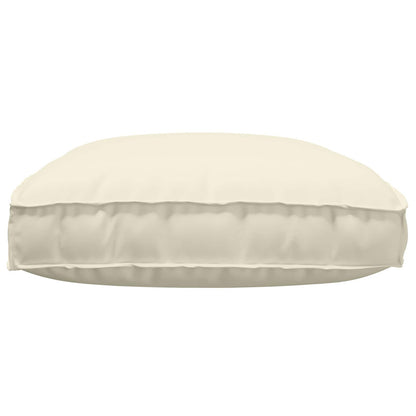 Cuscino Crema 120 x 80 x 12 cm Tessuto Oxford | homemem39