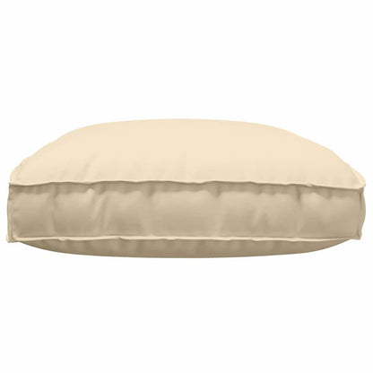 Cuscino Beige 120 x 80 x 12 cm Tessuto Oxford | homemem39
