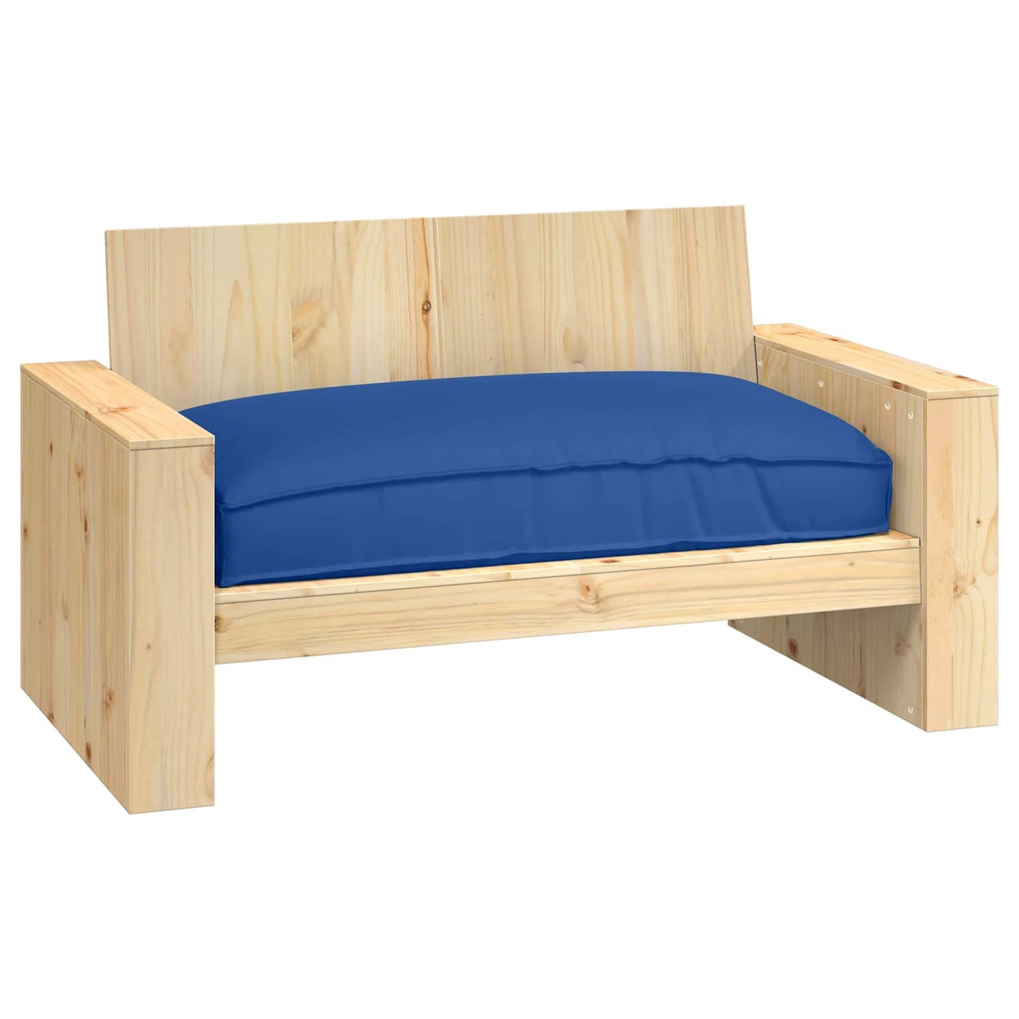 Cuscino Blu Reale 120 x 80 x 12 cm Tessuto Oxford | homemem39