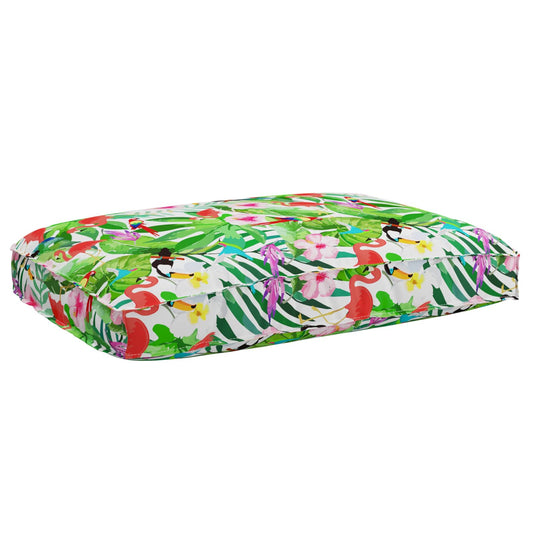 Cuscino Floreale Multicolore 120 x 80 x 12 cm Tessuto Oxford | homemem39