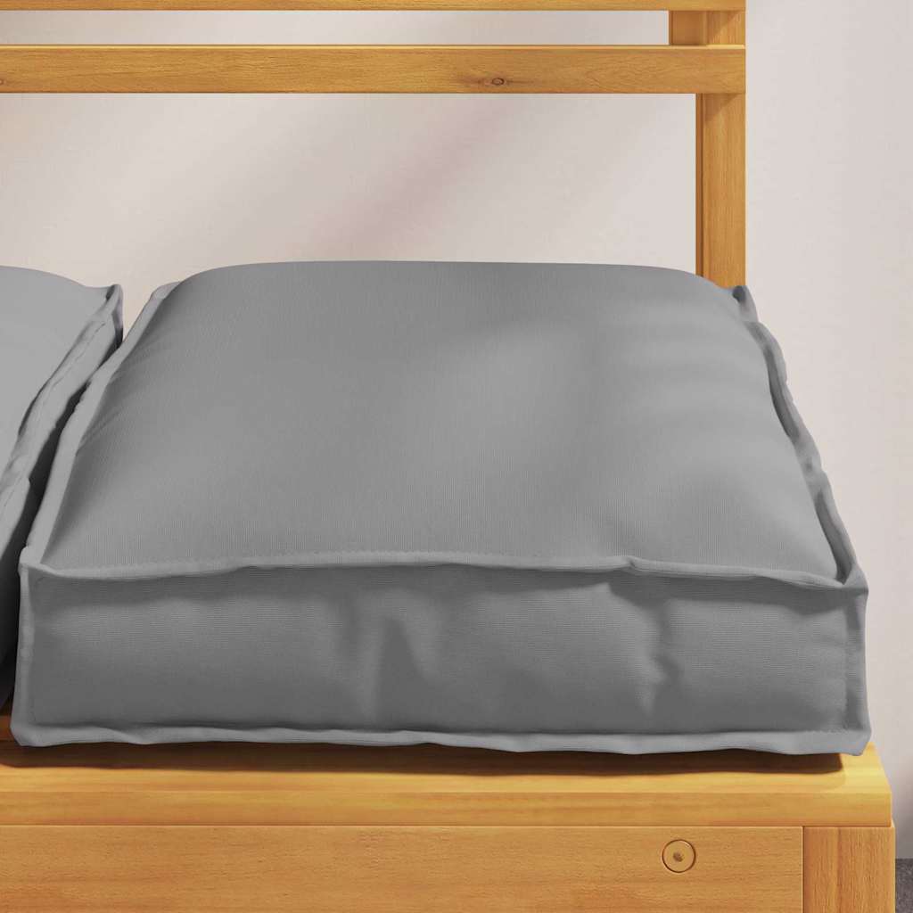 Cuscino 2 pcs Grigio 40 x 40 x 8 cm Tessuto Oxford | homemem39