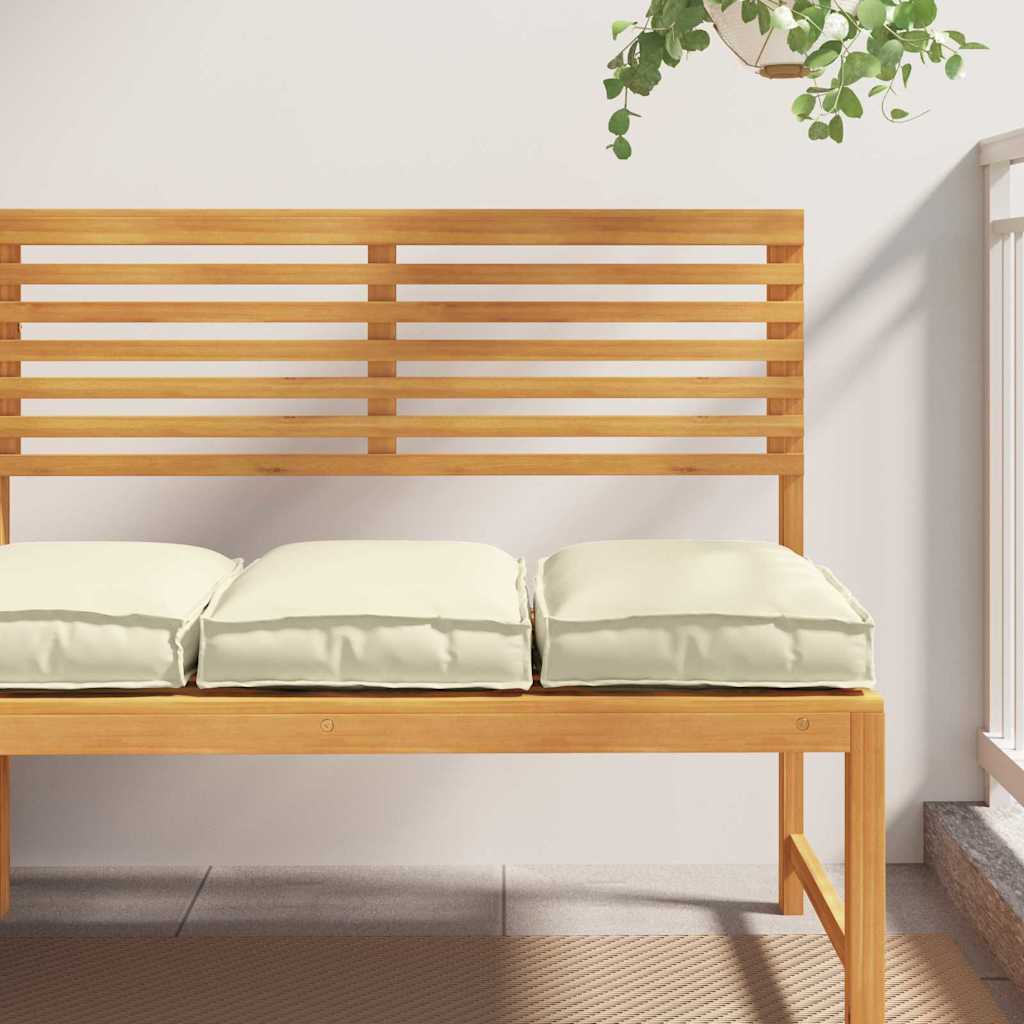 Cuscino 2 pcs Crema 40 x 40 x 8 cm Tessuto Oxford | homemem39