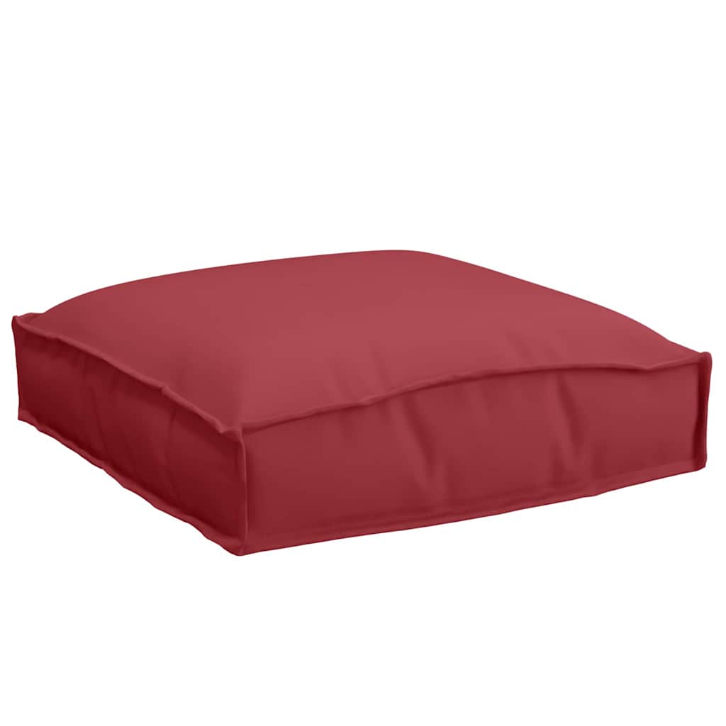 Cuscino 2 pcs Rosso Vino 40 x 40 x 8 cm Tessuto Oxford | homemem39