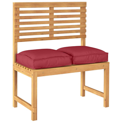 Cuscino 2 pcs Rosso Vino 40 x 40 x 8 cm Tessuto Oxford | homemem39