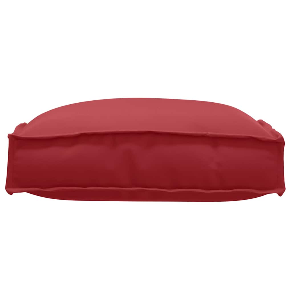 Cuscino 2 pcs Rosso Vino 40 x 40 x 8 cm Tessuto Oxford | homemem39