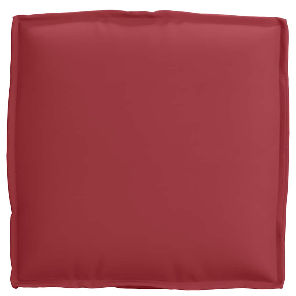 Cuscino 2 pcs Rosso Vino 40 x 40 x 8 cm Tessuto Oxford | homemem39