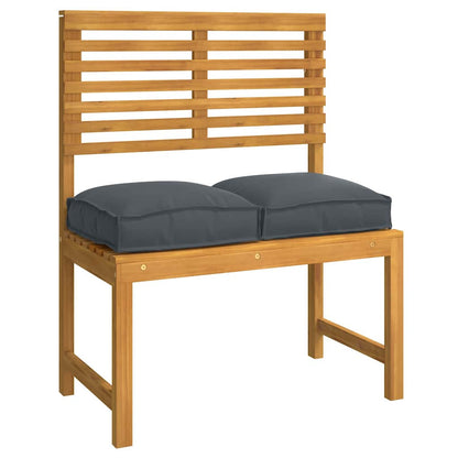 Cuscino 4 pcs Antracite 40 x 40 x 8 cm Tessuto Oxford | homemem39