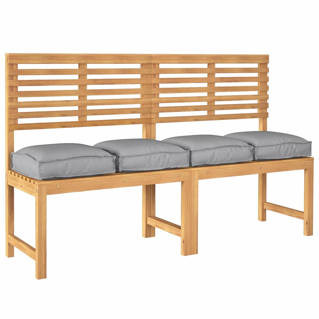 Cuscino 4 pcs Grigio 40 x 40 x 8 cm Tessuto Oxford | homemem39
