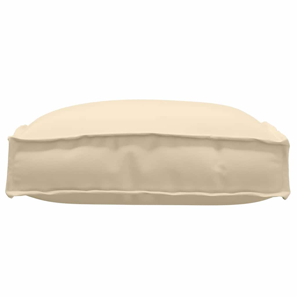 Cuscino 4 pcs Beige 40 x 40 x 8 cm Tessuto Oxford | homemem39