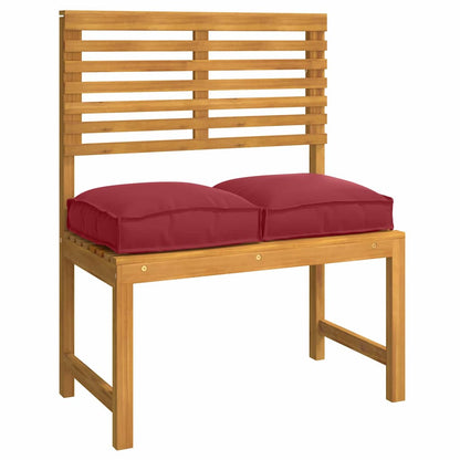 Cuscino 4 pcs Rosso Vino 40 x 40 x 8 cm Tessuto Oxford | homemem39