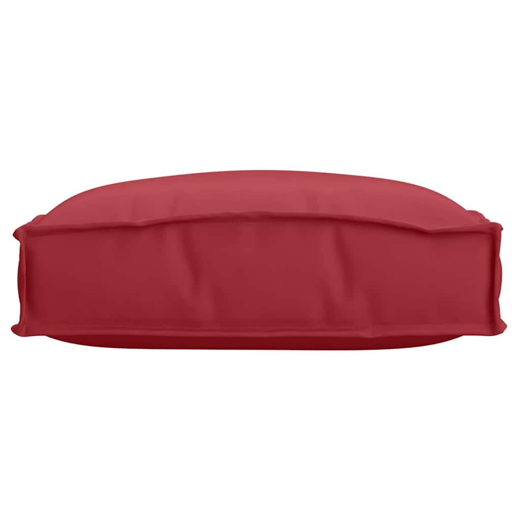 Cuscino 4 pcs Rosso Vino 40 x 40 x 8 cm Tessuto Oxford | homemem39