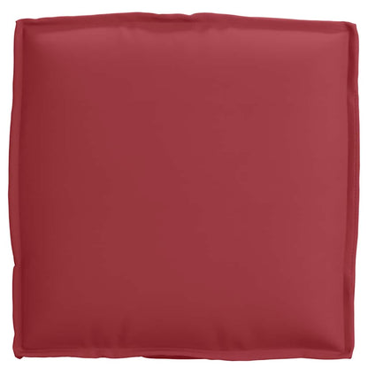 Cuscino 4 pcs Rosso Vino 40 x 40 x 8 cm Tessuto Oxford | homemem39