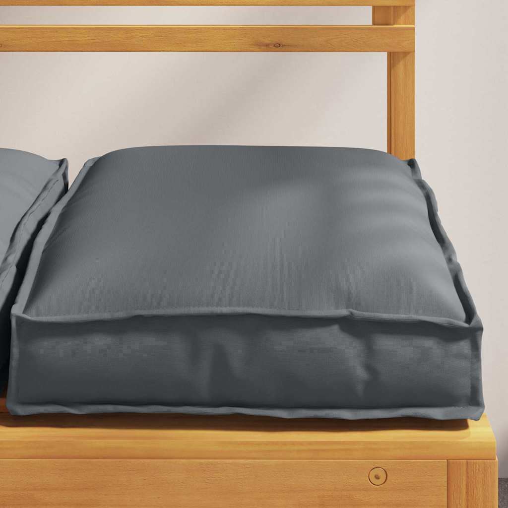 Cuscino 6 pcs Antracite 40 x 40 x 8 cm Tessuto Oxford | homemem39