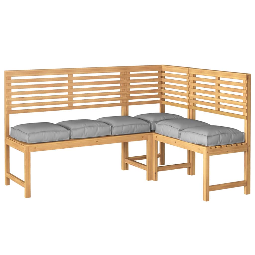 Cuscino 6 pcs Grigio 40 x 40 x 8 cm Tessuto Oxford | homemem39