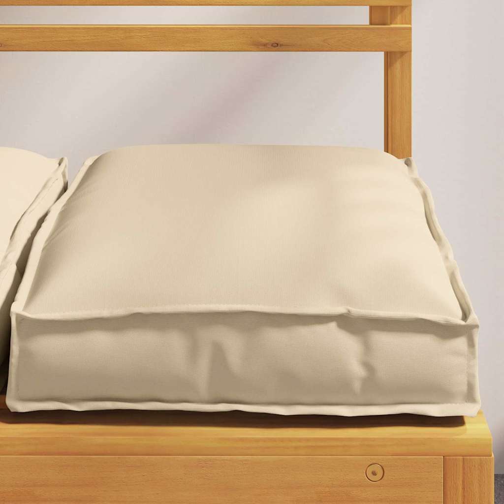 Cuscino 6 pcs Beige 40 x 40 x 8 cm Tessuto Oxford | homemem39