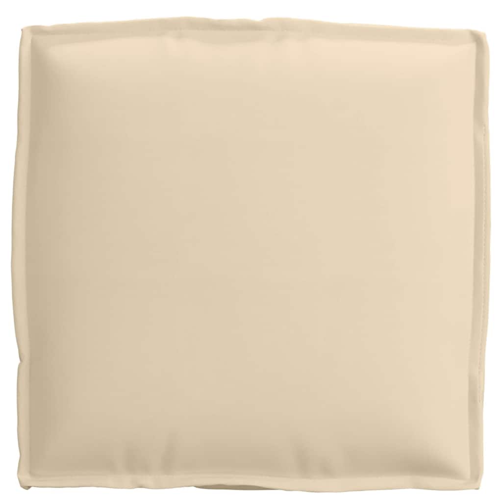 Cuscino 6 pcs Beige 40 x 40 x 8 cm Tessuto Oxford | homemem39