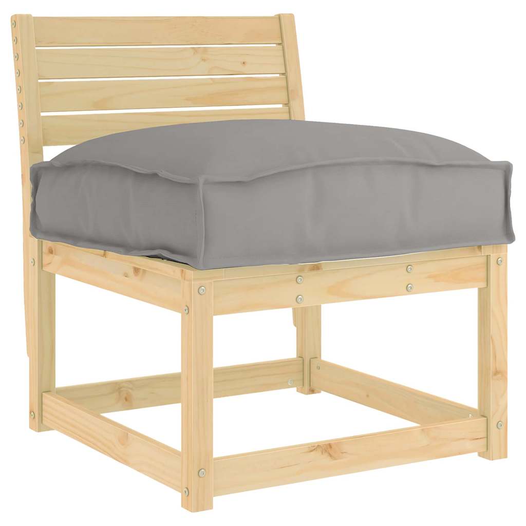 Cuscino Grigio 60 x 40 x 8 cm Tessuto Oxford | homemem39