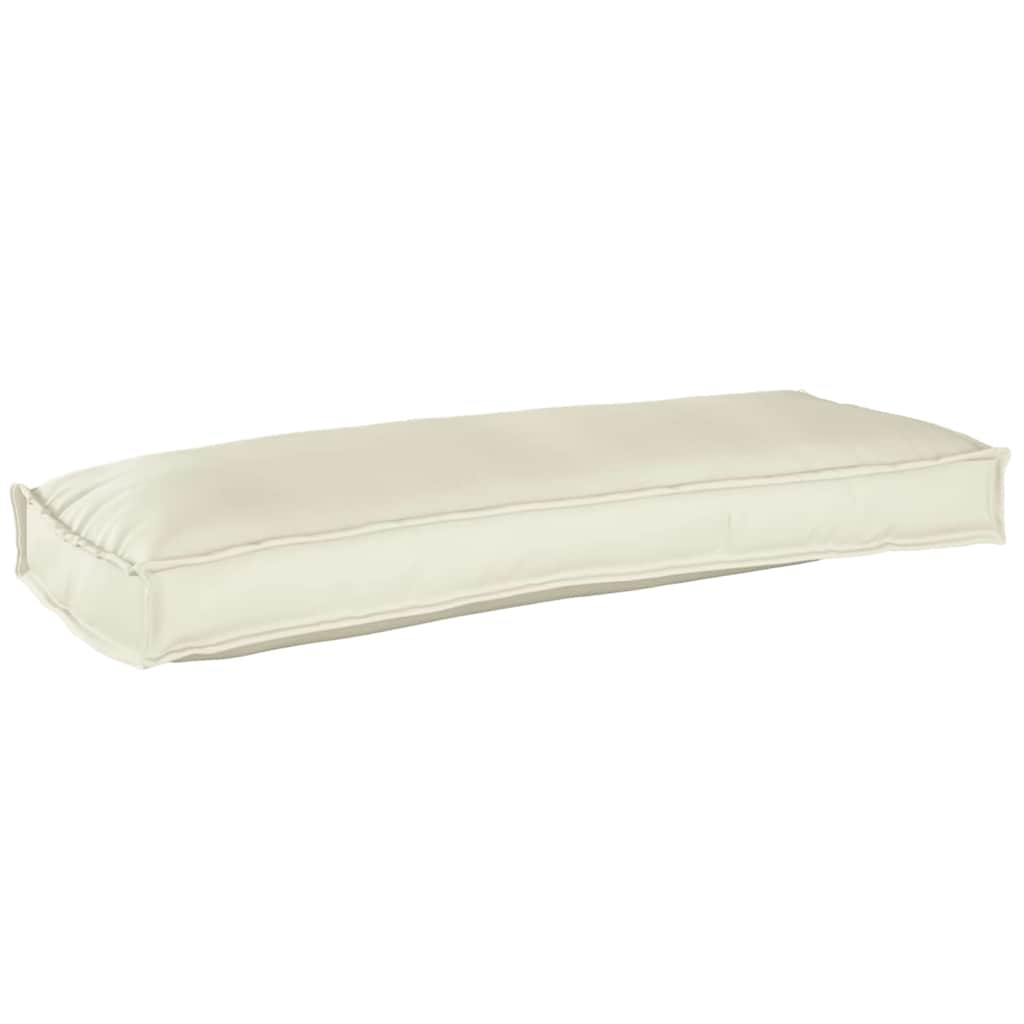Cuscino Crema 100 x 40 x 8 cm Tessuto Oxford | homemem39