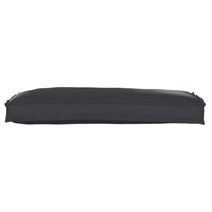 Cuscino Nero 100 x 40 x 8 cm Tessuto Oxford | homemem39