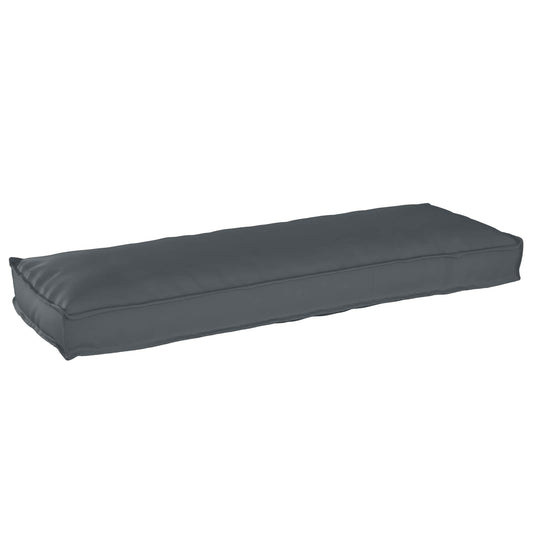 Cuscino Antracite 120 x 40 x 8 cm Tessuto Oxford | homemem39