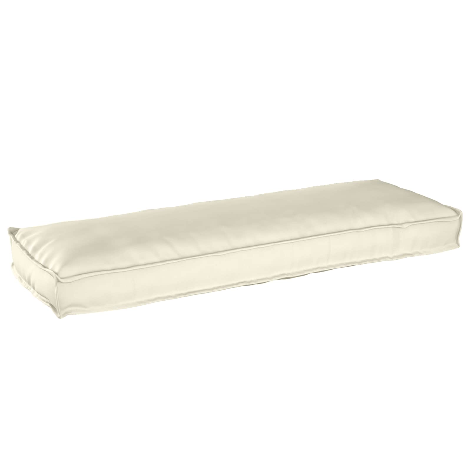 Cuscino Crema 120 x 40 x 8 cm Tessuto Oxford | homemem39
