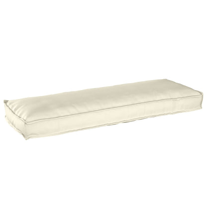 Cuscino Crema 120 x 40 x 8 cm Tessuto Oxford | homemem39