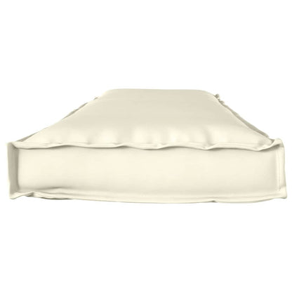 Cuscino Crema 140 x 40 x 8 cm Tessuto Oxford | homemem39