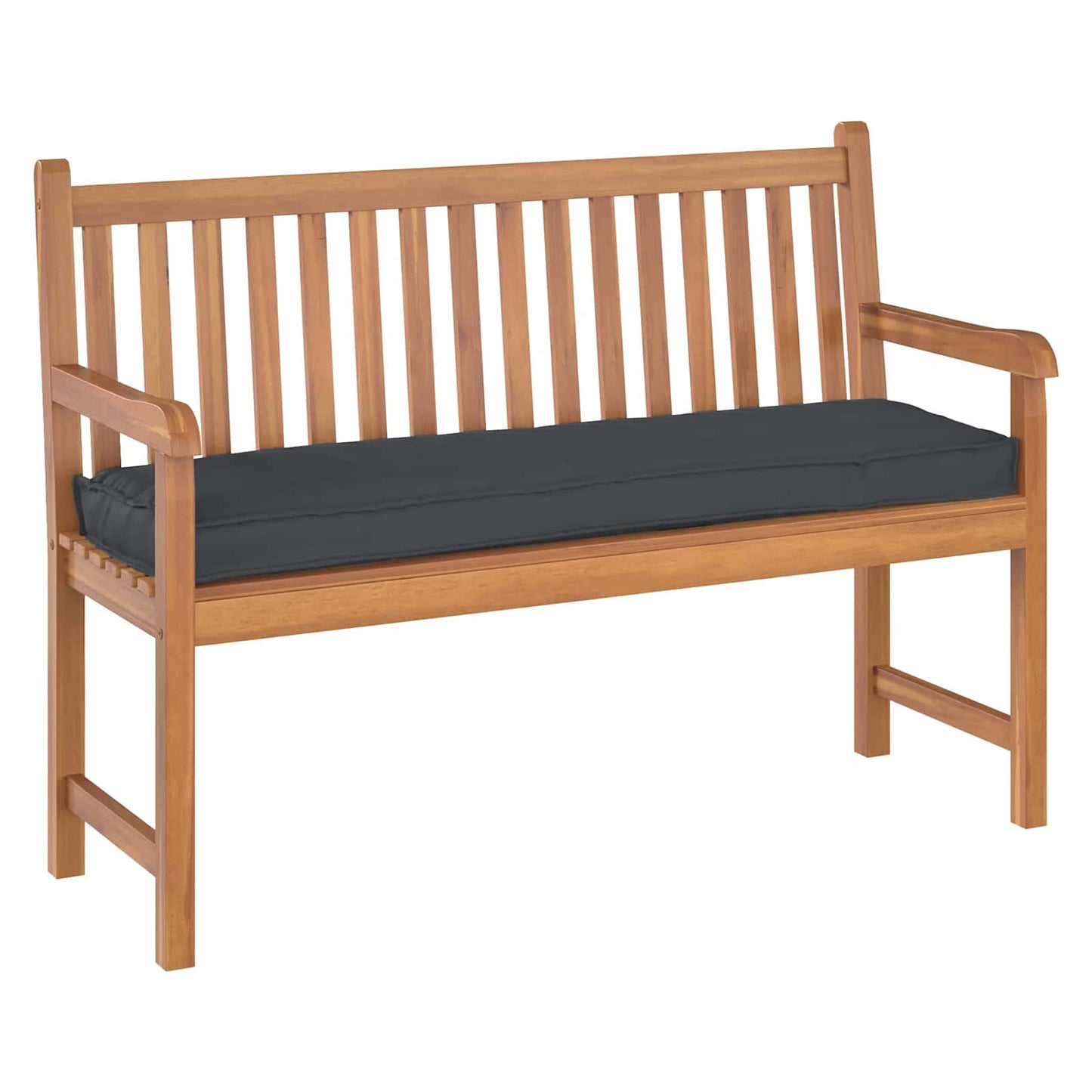 Cuscino Nero 140 x 40 x 8 cm Tessuto Oxford | homemem39