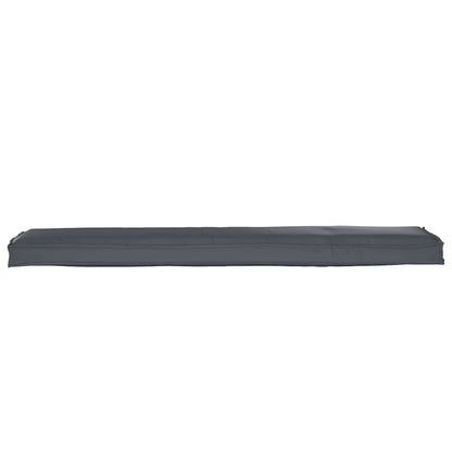 Cuscino per pallet Antracite 180 x 40 x 8 cm Tessuto Oxford | homemem39
