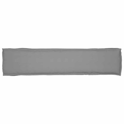 Cuscino per pallet Tessuto Oxford Grigio 180 x 40 x 8 cm | homemem39