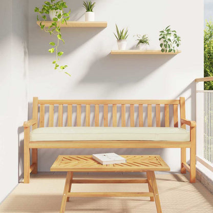 Cuscino per pallet Crema 180 x 40 x 8 cm Tessuto Oxford