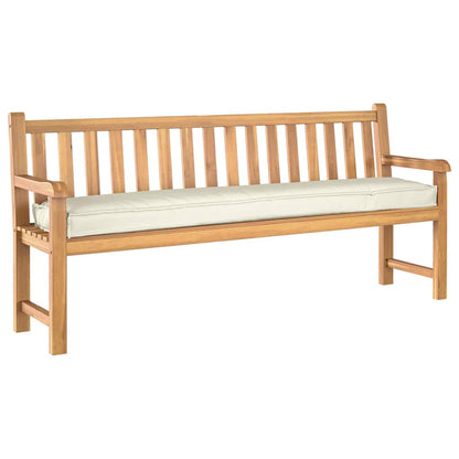 Cuscino per pallet Crema 180 x 40 x 8 cm Tessuto Oxford