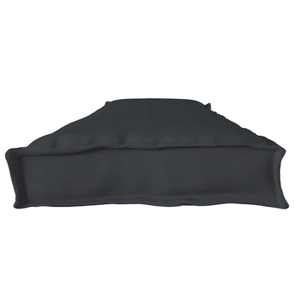 Cuscino per pallet Nero 180 x 40 x 8 cm Tessuto Oxford | homemem39