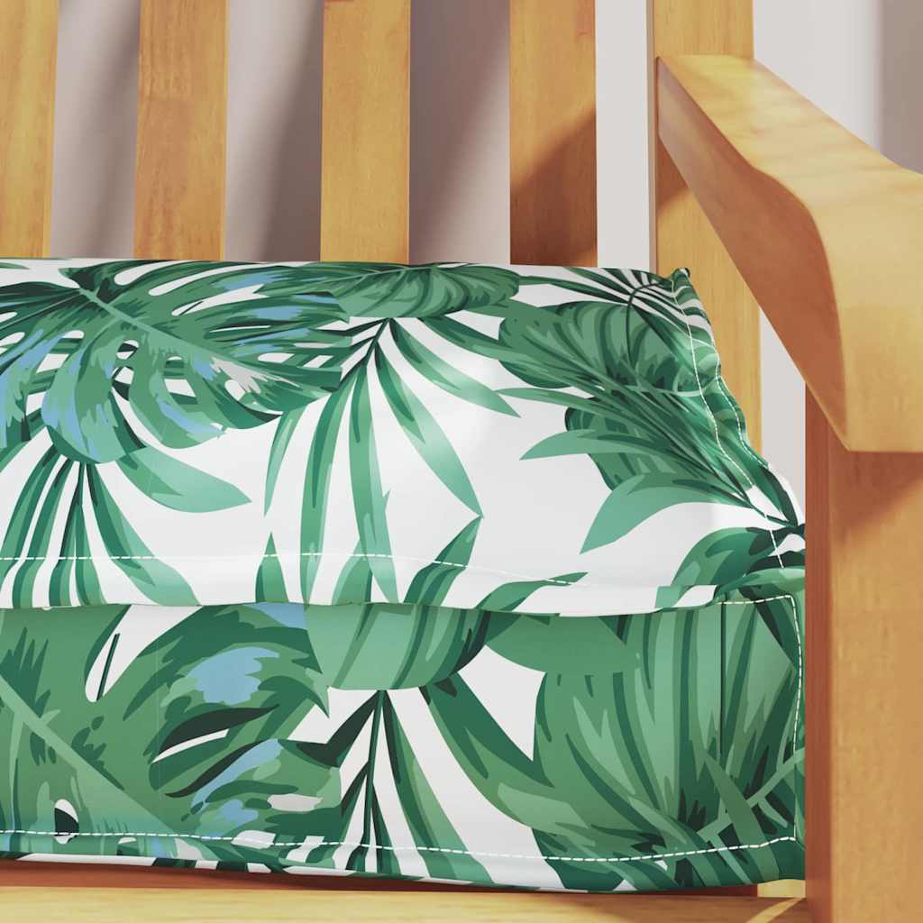 Cuscino per pallet Floreale Motivo Foglia Verde 180 x 40 x 8 cm | homemem39