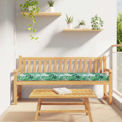 Cuscino per pallet Floreale Motivo Foglia Verde 180 x 40 x 8 cm | homemem39