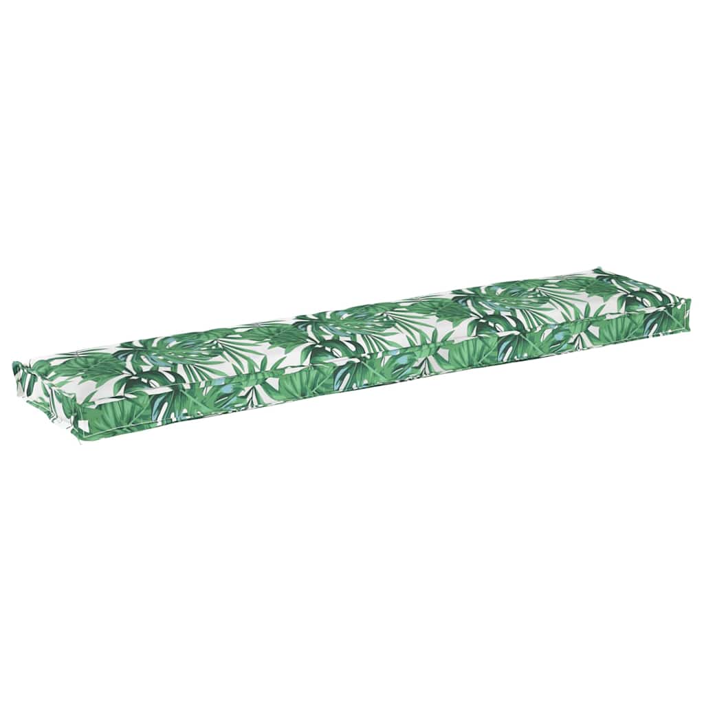 Cuscino per pallet Floreale Motivo Foglia Verde 180 x 40 x 8 cm | homemem39