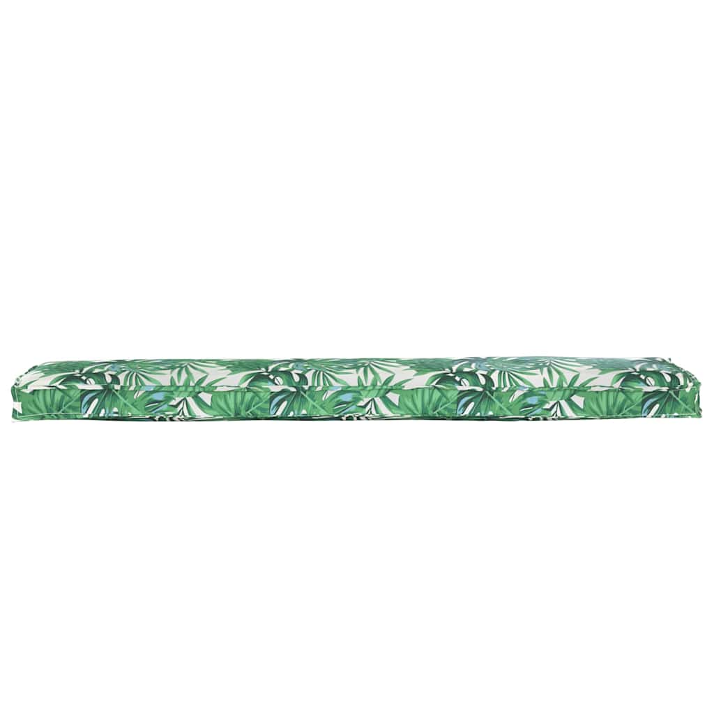 Cuscino per pallet Floreale Motivo Foglia Verde 180 x 40 x 8 cm | homemem39