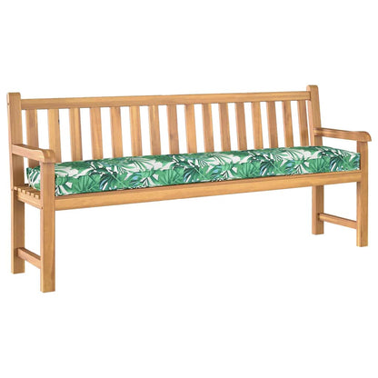 Cuscino per pallet Floreale Motivo Foglia Verde 180 x 40 x 8 cm | homemem39