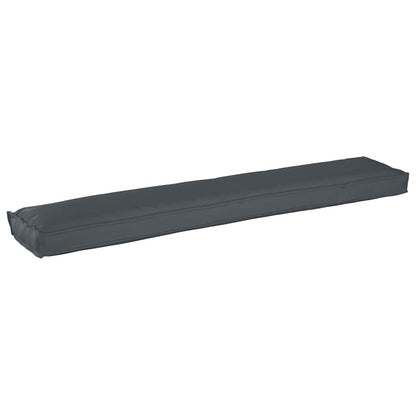 Cuscino per pallet Antracite 200 x 40 x 8 cm Tessuto Oxford | homemem39