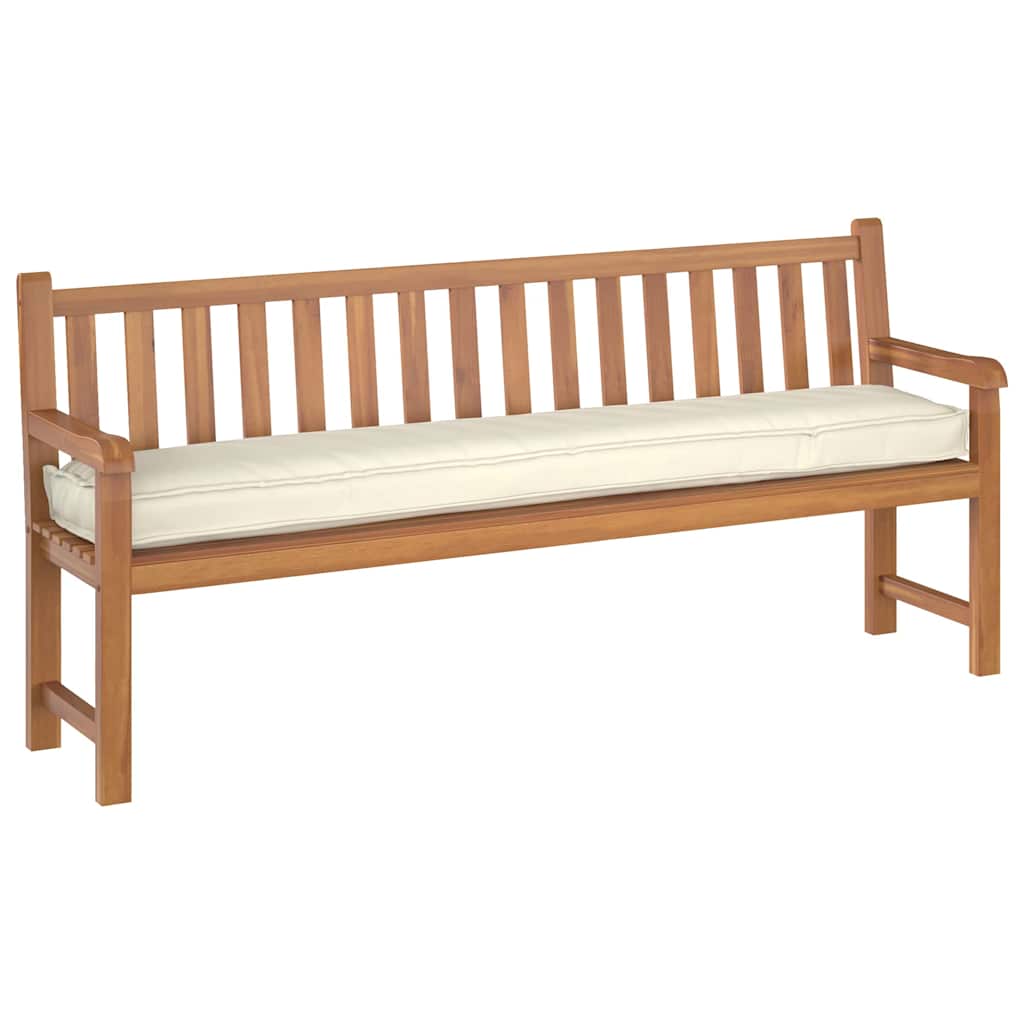 Cuscino per pallet Crema 200 x 40 x 8 cm Tessuto Oxford | homemem39