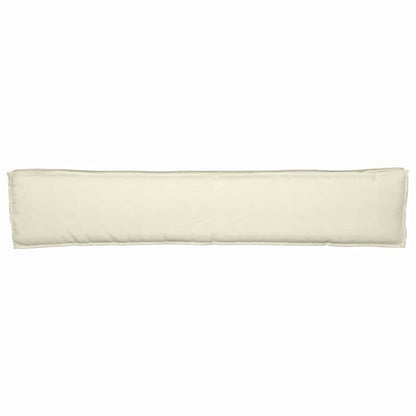 Cuscino per pallet Crema 200 x 40 x 8 cm Tessuto Oxford | homemem39