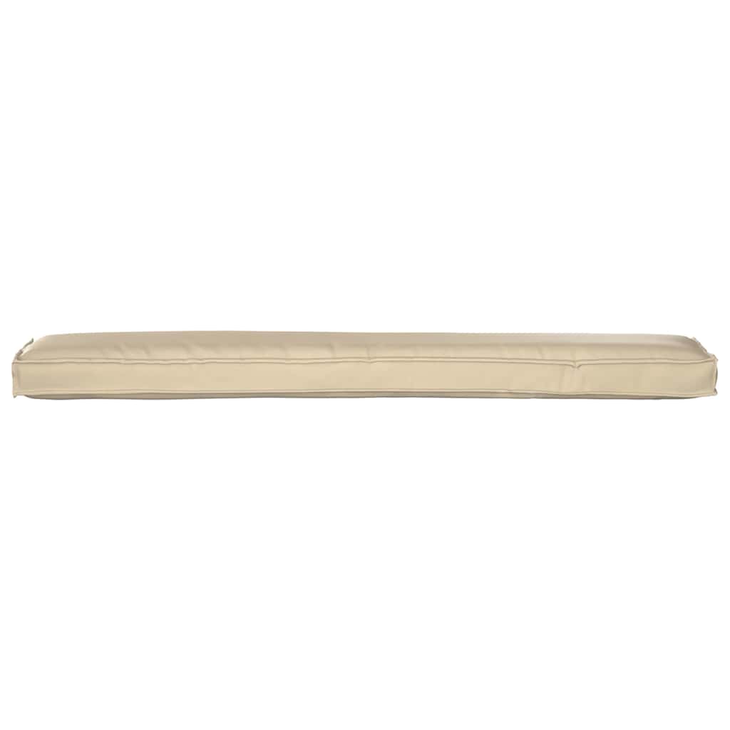 Cuscino per pallet Beige 200 x 40 x 8 cm Tessuto Oxford | homemem39