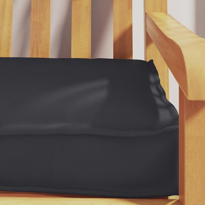 Cuscino per pallet Nero 200 x 40 x 8 cm Tessuto Oxford | homemem39