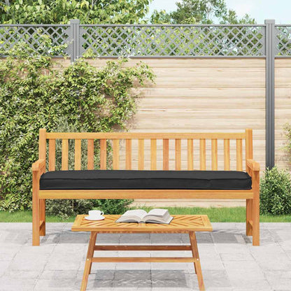 Cuscino per pallet Nero 200 x 40 x 8 cm Tessuto Oxford | homemem39
