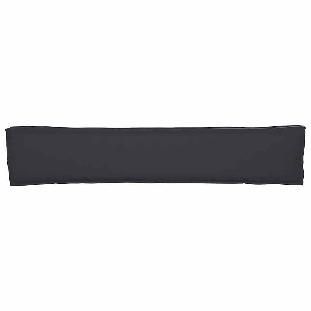 Cuscino per pallet Nero 200 x 40 x 8 cm Tessuto Oxford | homemem39