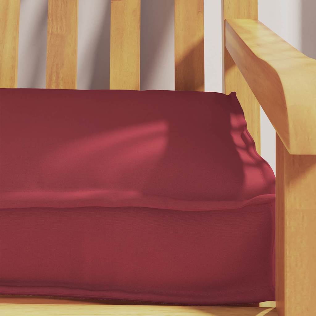 Cuscino per pallet Rosso Vino 200 x 40 x 8 cm Tessuto Oxford | homemem39