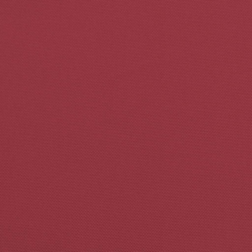 Cuscino per pallet Rosso Vino 200 x 40 x 8 cm Tessuto Oxford | homemem39